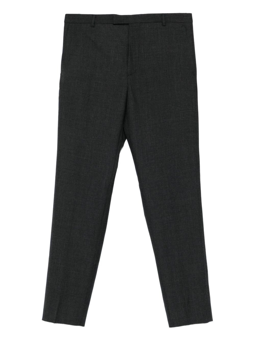 GUCCI Men's Checkered Wool Trousers