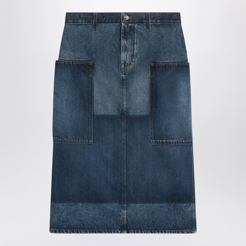 GUCCI Patchwork Mini Skirt in Denim