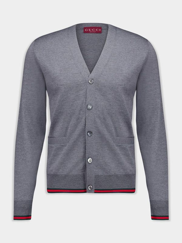 GUCCI Pattern Cardigan for Men - Size Large