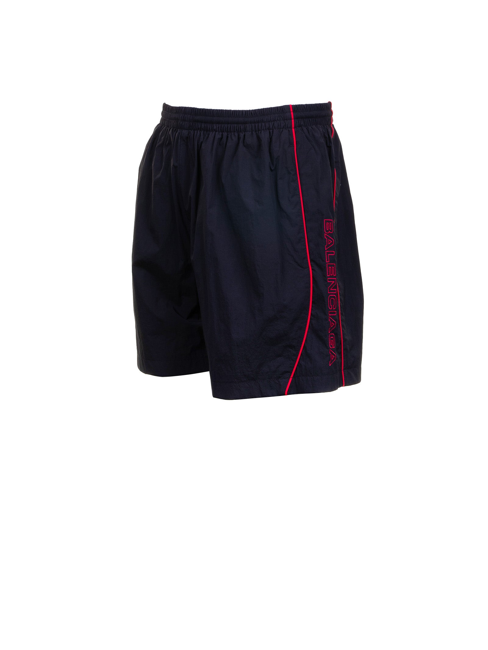 BALENCIAGA Logo-Emblazoned Low Rise Mini Shorts for Men