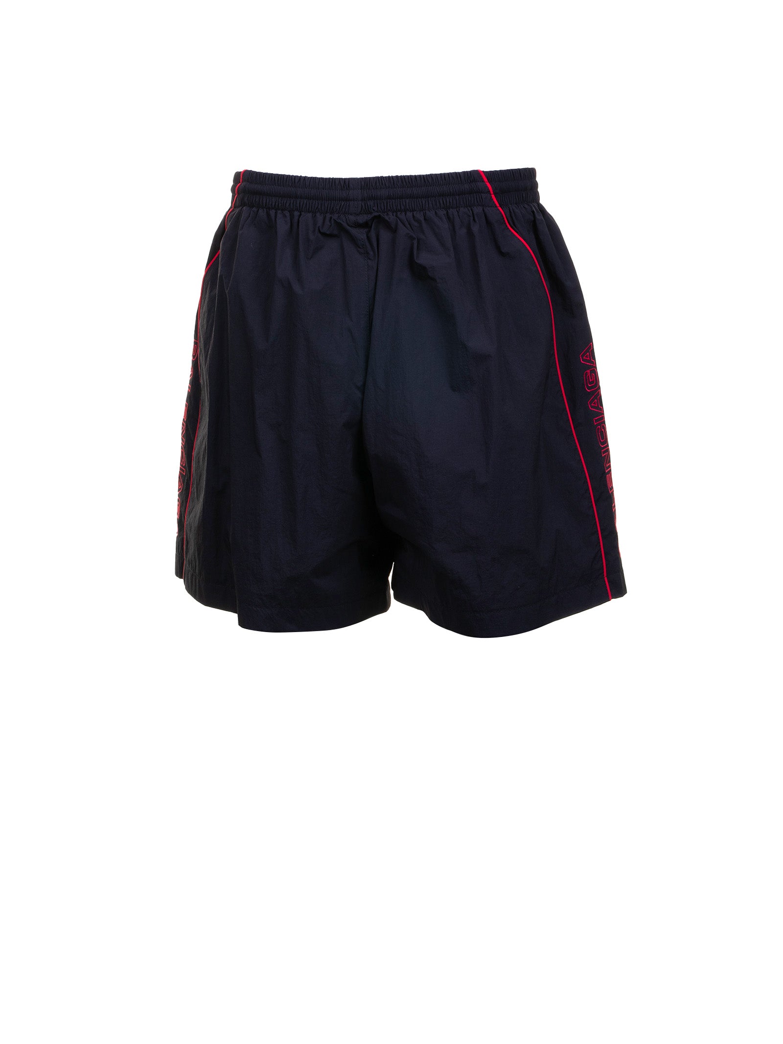 BALENCIAGA Logo-Emblazoned Low Rise Mini Shorts for Men