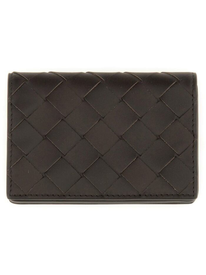 BOTTEGA VENETA Woven Business Card Holder - Mini