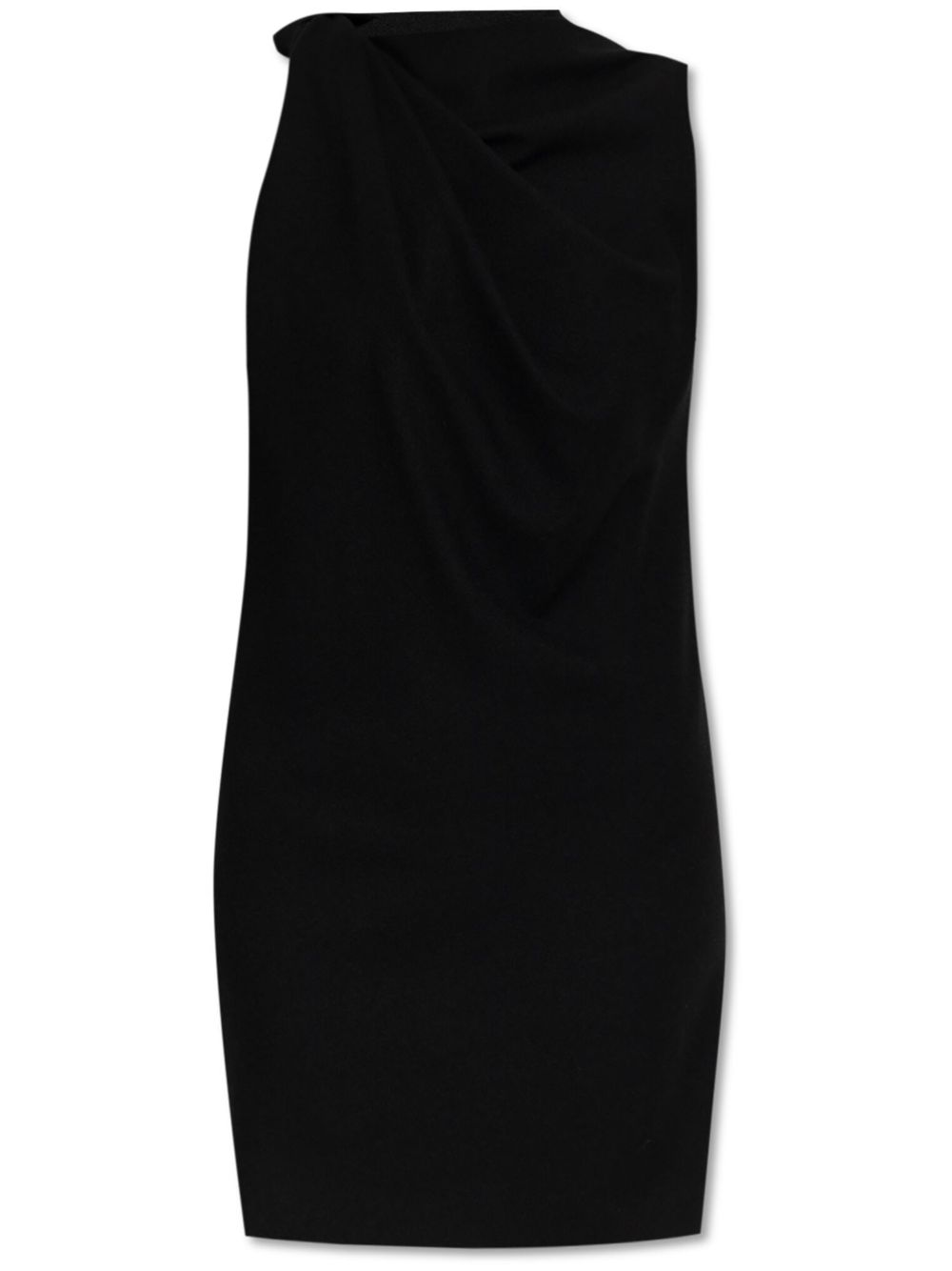 ALEXANDER MCQUEEN Elegant 100% Wool Mini Dress