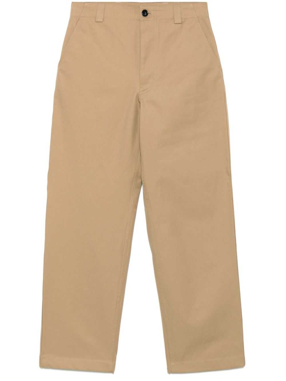 GUCCI Web Detail Cotton Trousers for Men - SS25