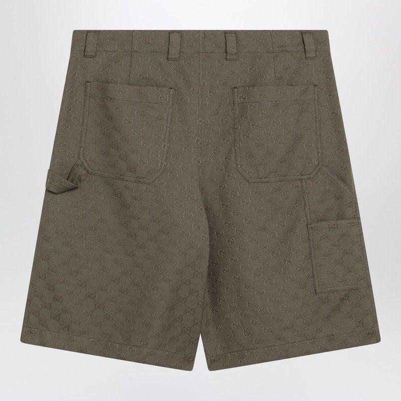 GUCCI GG Monogram Canvas Bermuda Shorts for Men
