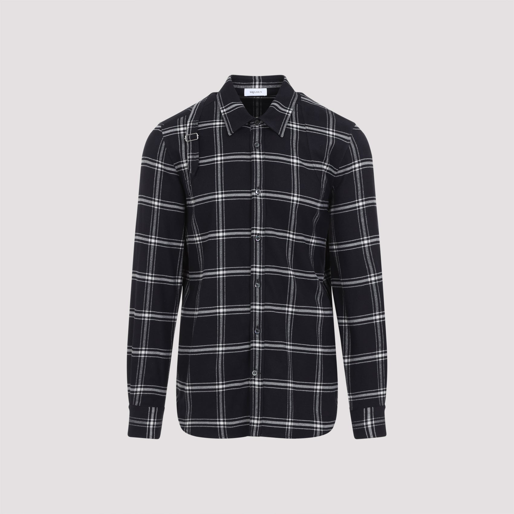ALEXANDER MCQUEEN Twin Needle Harness Shirt for Men - SS25 Collection