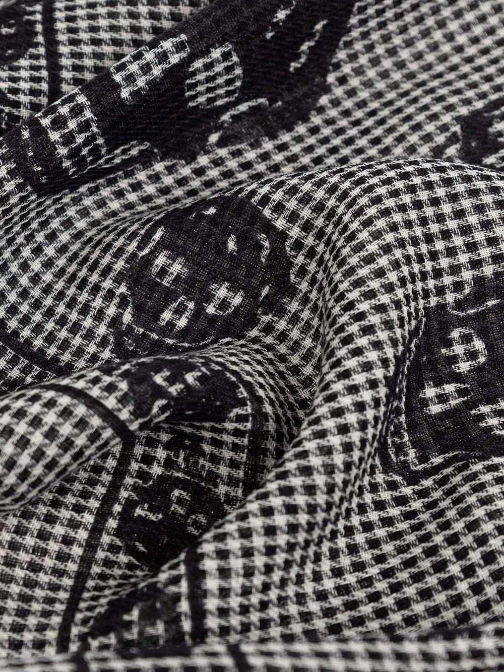 ALEXANDER MCQUEEN Wool Silk Scarf for Men