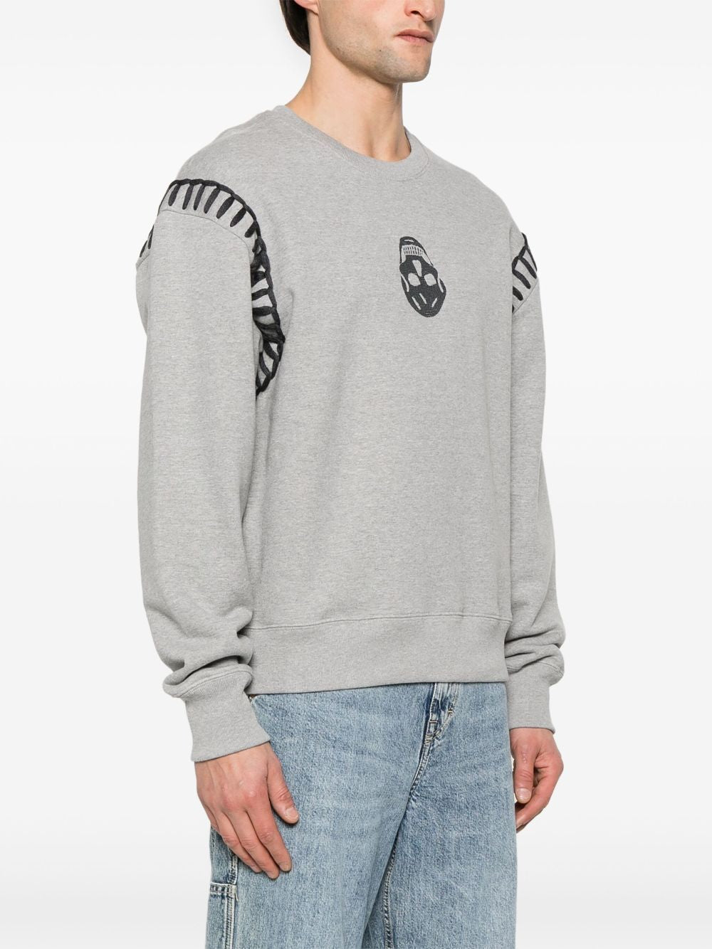 ALEXANDER MCQUEEN Classic Crew Sweatshirt for Men