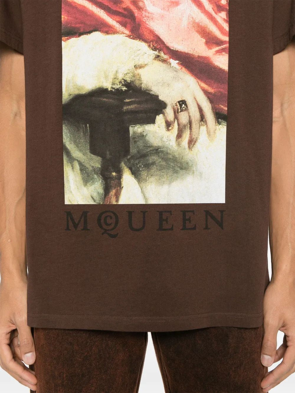ALEXANDER MCQUEEN Men's Graphic T-Shirt