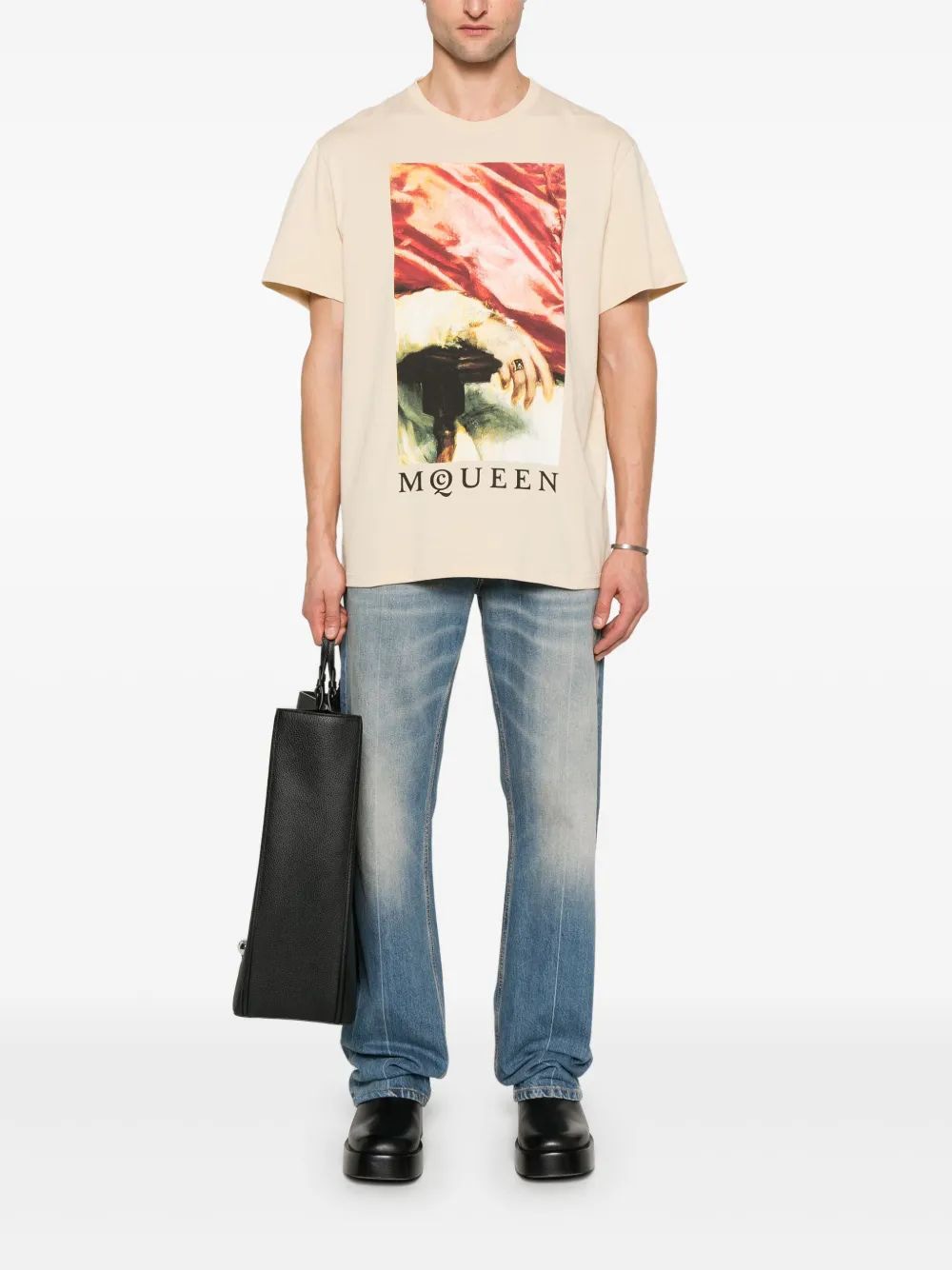ALEXANDER MCQUEEN Men's Signature T-Shirt