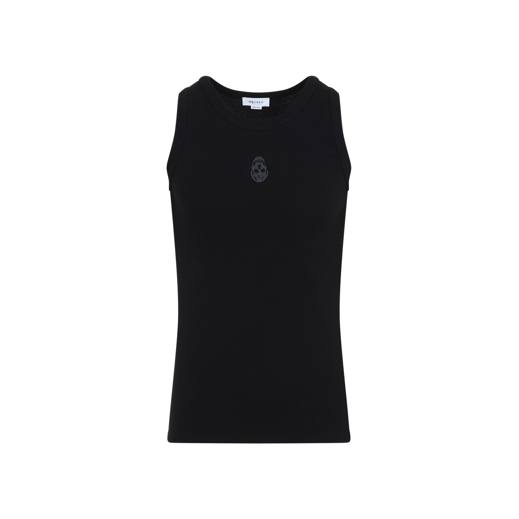 ALEXANDER MCQUEEN Stretch Cotton Tank Top for Men - SS25