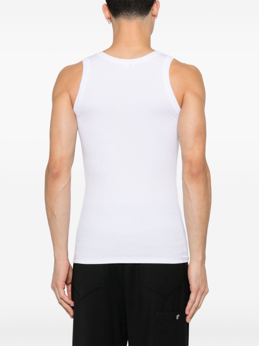 ALEXANDER MCQUEEN Men's Essential Crew Neck Sleeveless T-Shirt