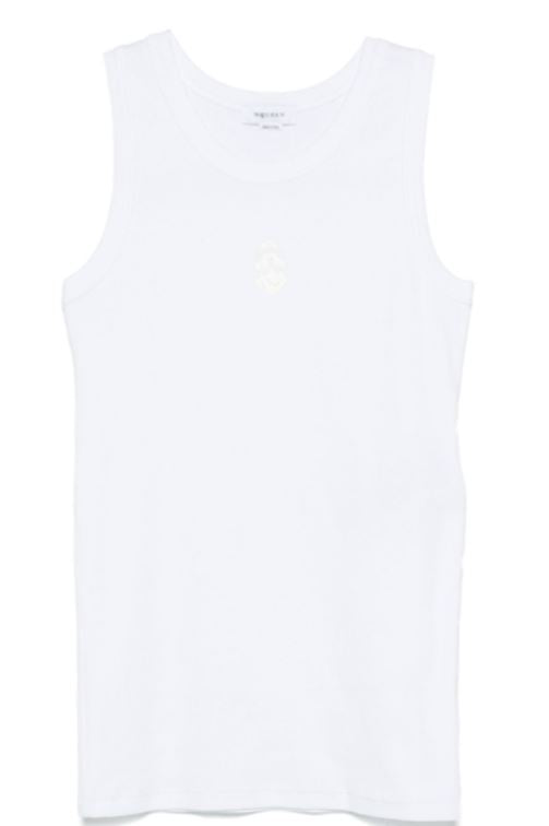 ALEXANDER MCQUEEN Men's Essential Crew Neck Sleeveless T-Shirt