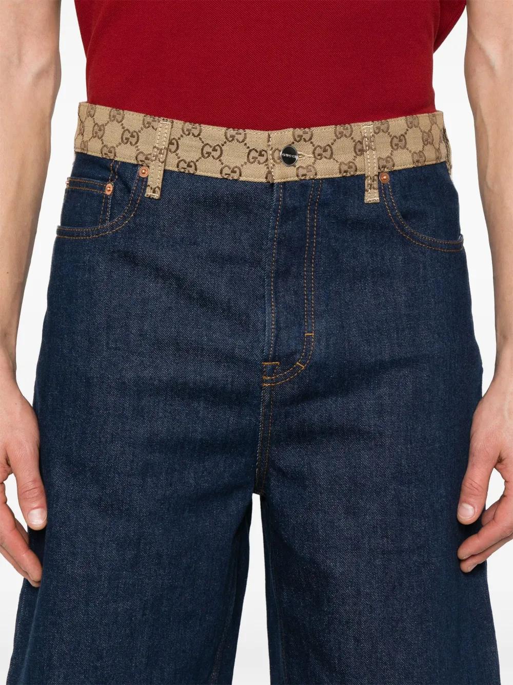 GUCCI Denim Bermuda Shorts for Men - Size 32