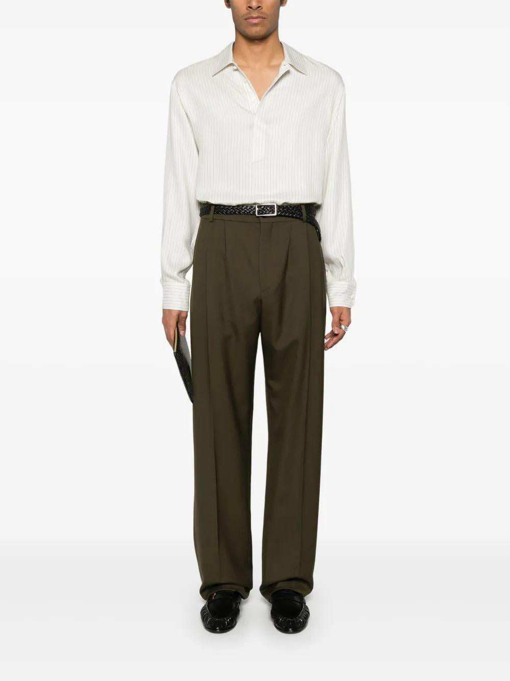 SAINT LAURENT Wide Pants for Men - Size 48