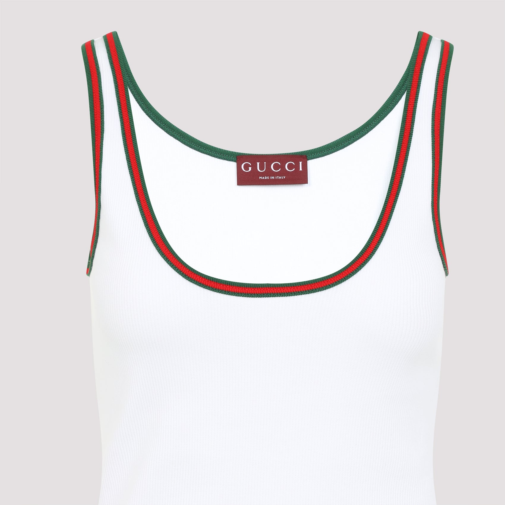 GUCCI Stretch Cotton Tank Top - Women's Regular Fit