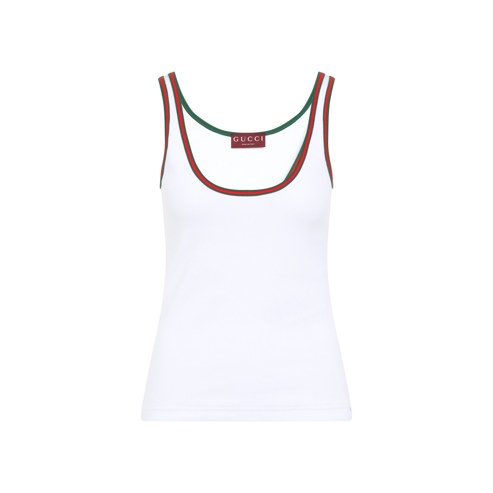 GUCCI Stretch Cotton Tank Top - Women's Regular Fit