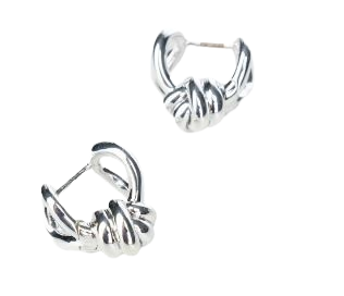 BOTTEGA VENETA Elegant Hinge-Pin Earrings for Women
