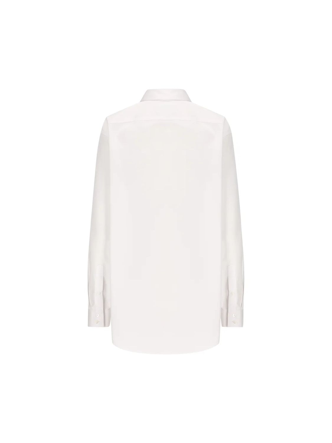 GUCCI Logo Shirt with Self-Tie Neck Bow - Size 38