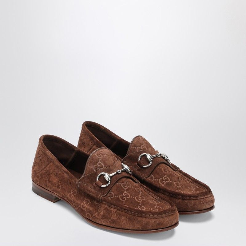 GUCCI 1953 Suede Loafers with Signature Horsebit Detail