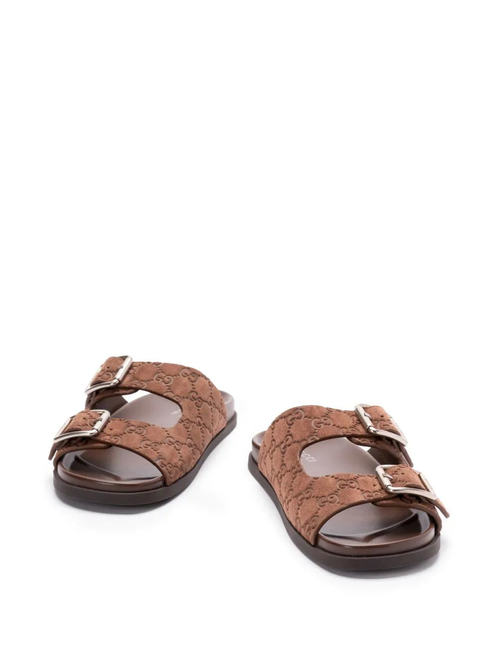 GUCCI Leather Slider Sandal for Men
