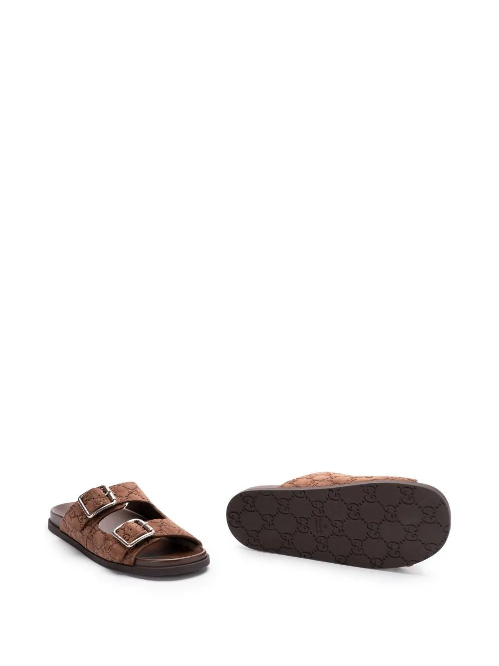GUCCI Leather Slider Sandal for Men