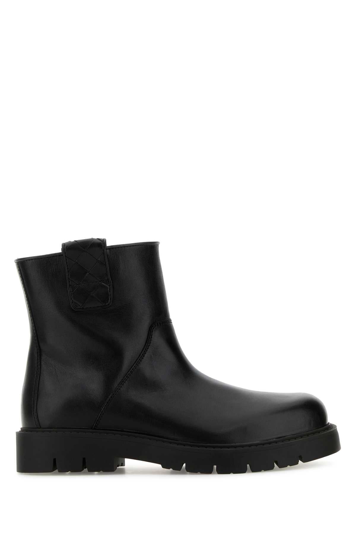 BOTTEGA VENETA Leather Haddock Ankle Boots