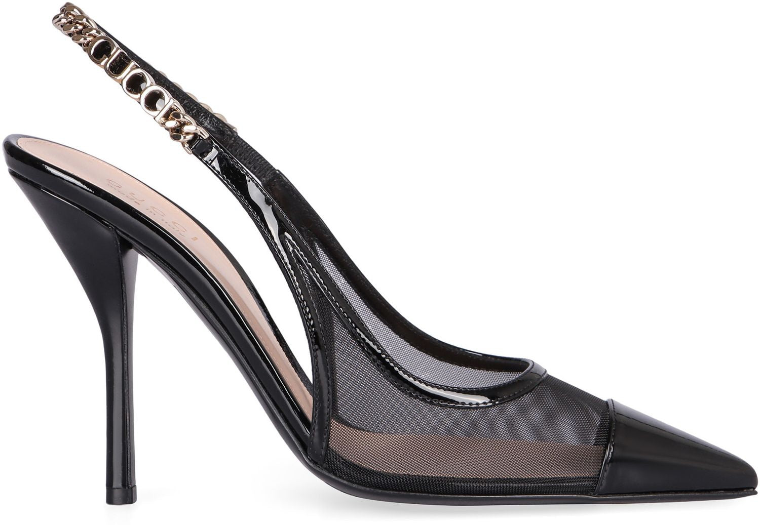 GUCCI Pointy-Toe Slingbacks with Ankle Strap - SS25