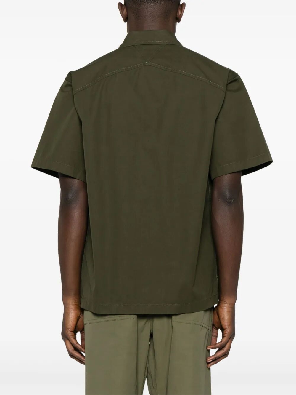 BOTTEGA VENETA Light Cotton Twill Short Sleeved Shirt