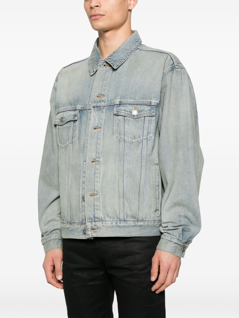 SAINT LAURENT Denim Trucker Jacket - SS25