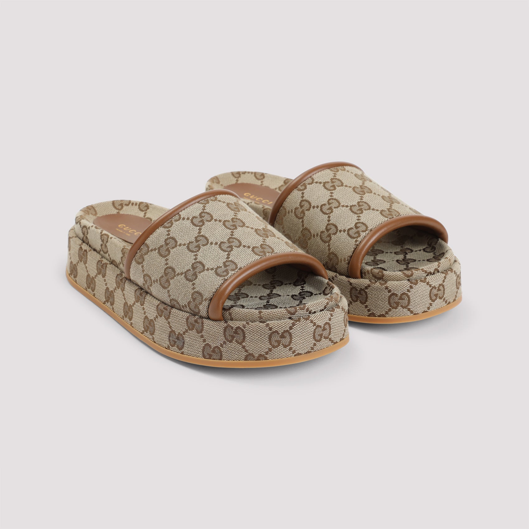 GUCCI Platform Sandals - 3cm Height