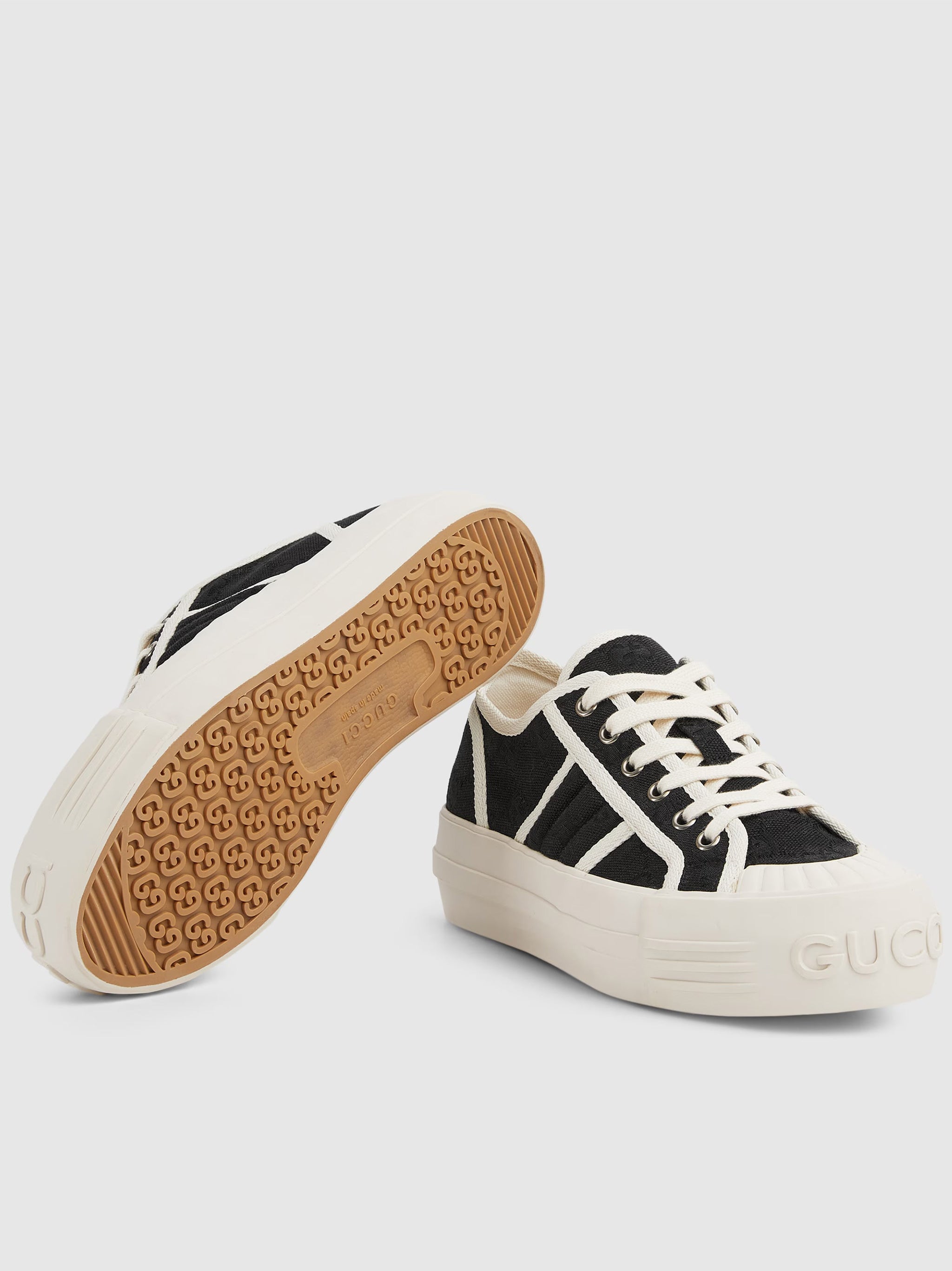 GUCCI Chunky Cotton Sneakers for Women - FW25