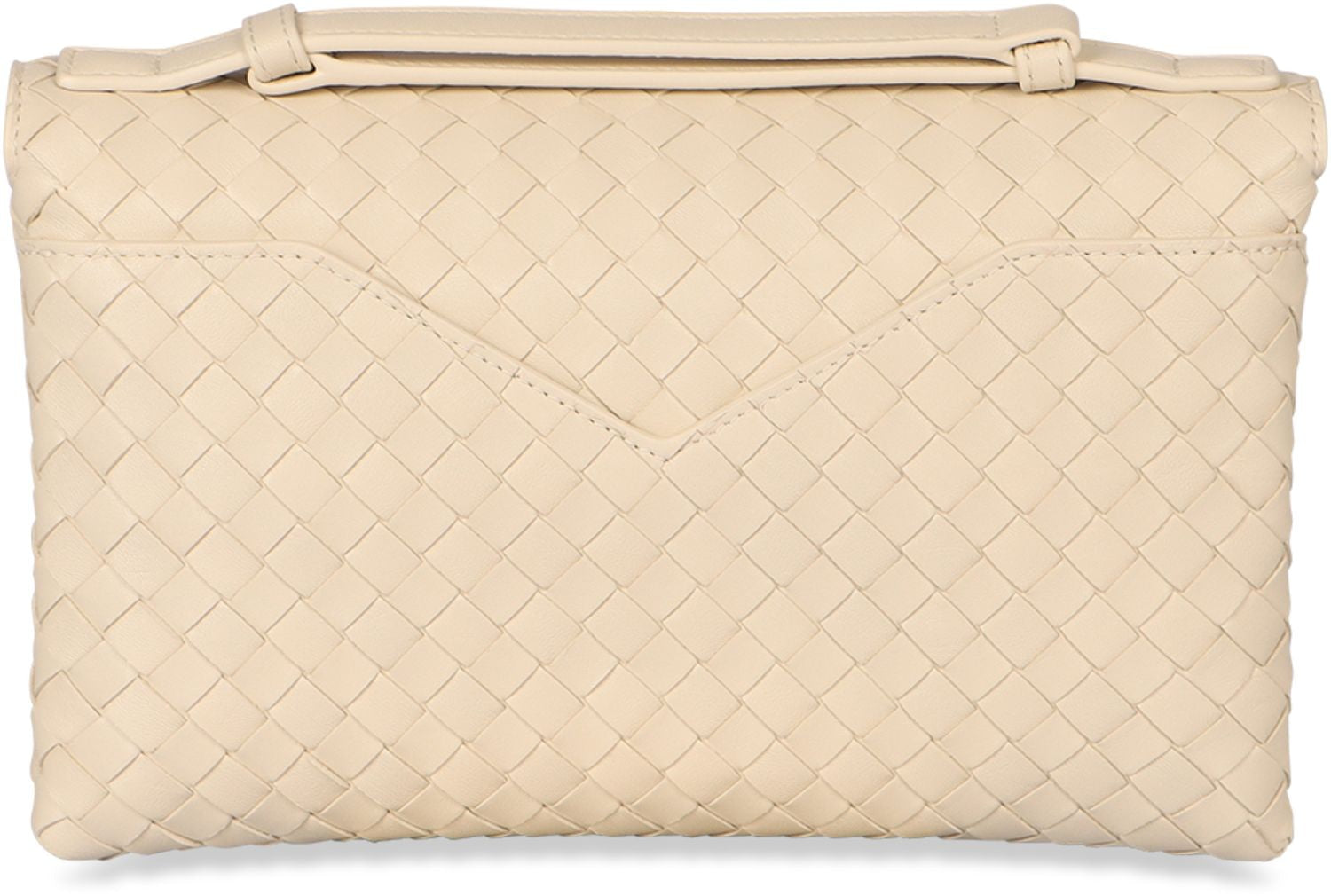 BOTTEGA VENETA Mini Knot Lock Leather Crossbody Handbag