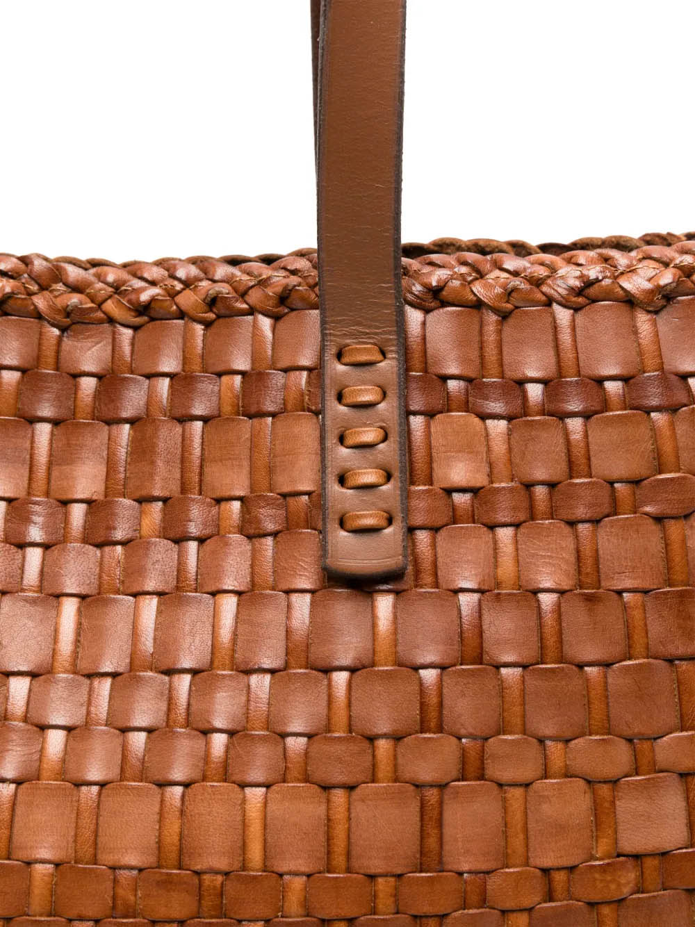 DRAGON DIFUSSION Handwoven Mini Handbag with Magnetic Closure - Dimensions: W 35 x H 25 x D 12 cm