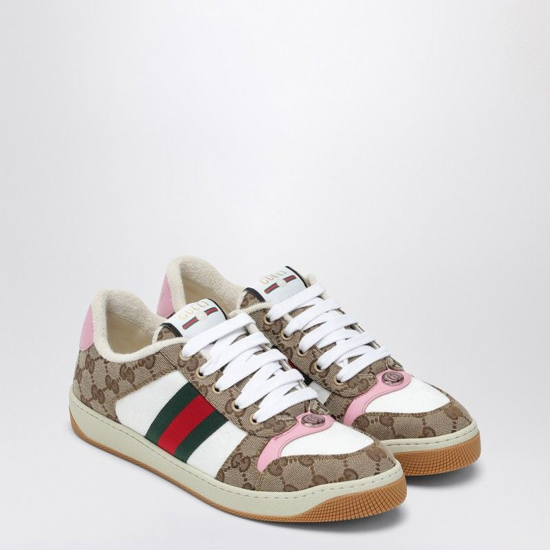 GUCCI Low Top Trainer with Vintage Detailing