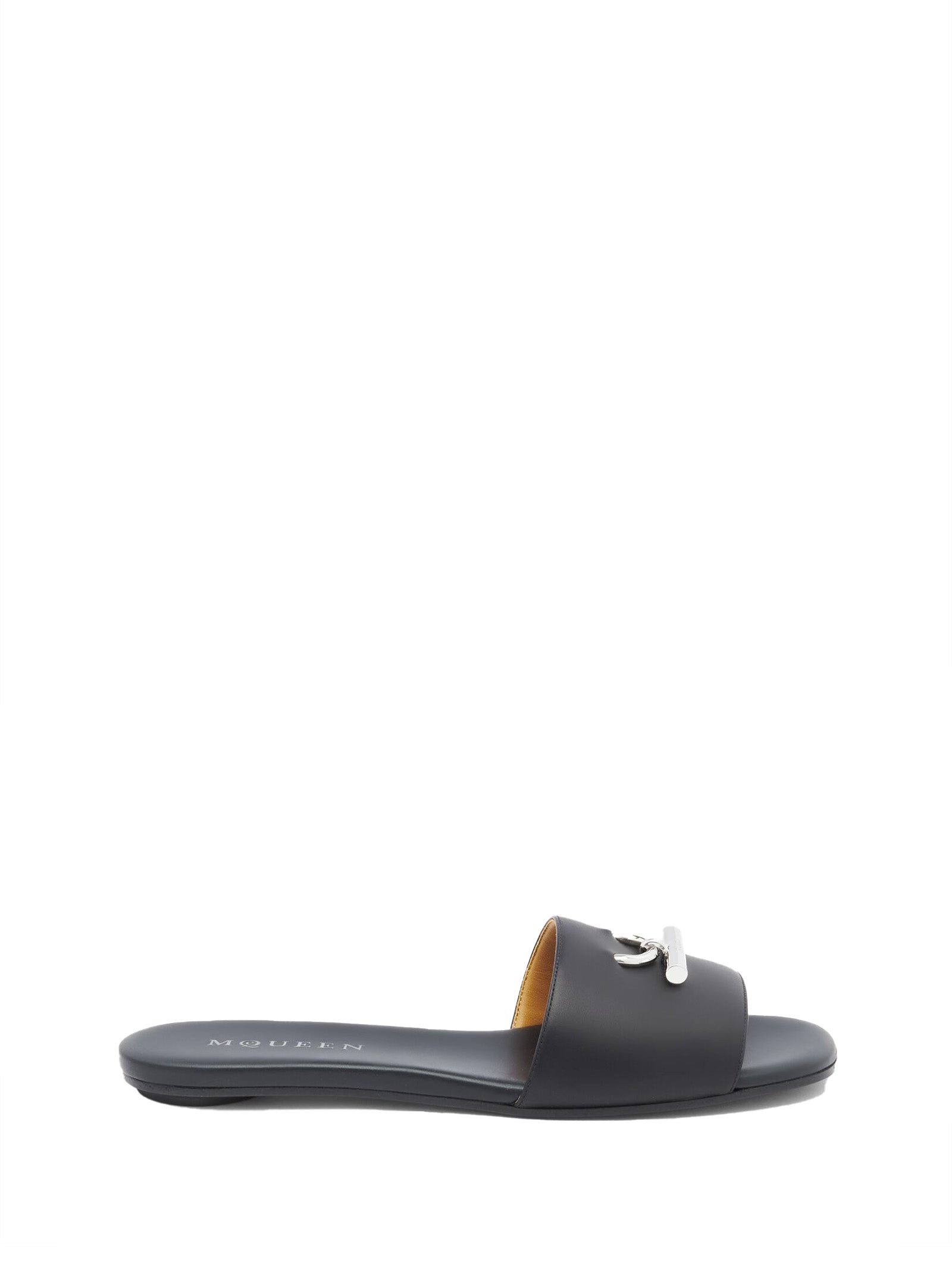 ALEXANDER MCQUEEN Comfortable Leather Sandals for Women - SS25 Edition