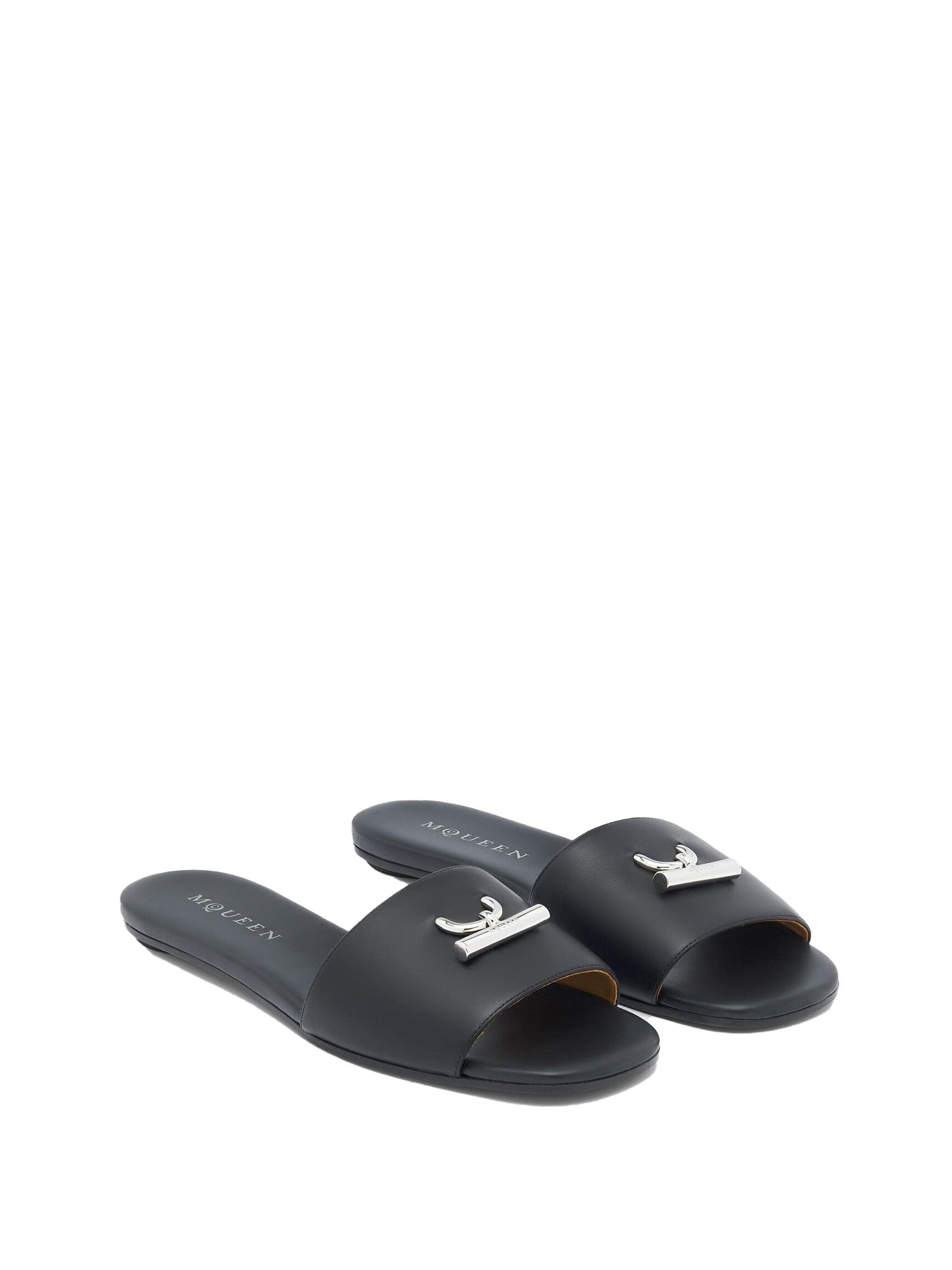 ALEXANDER MCQUEEN Comfortable Leather Sandals for Women - SS25 Edition