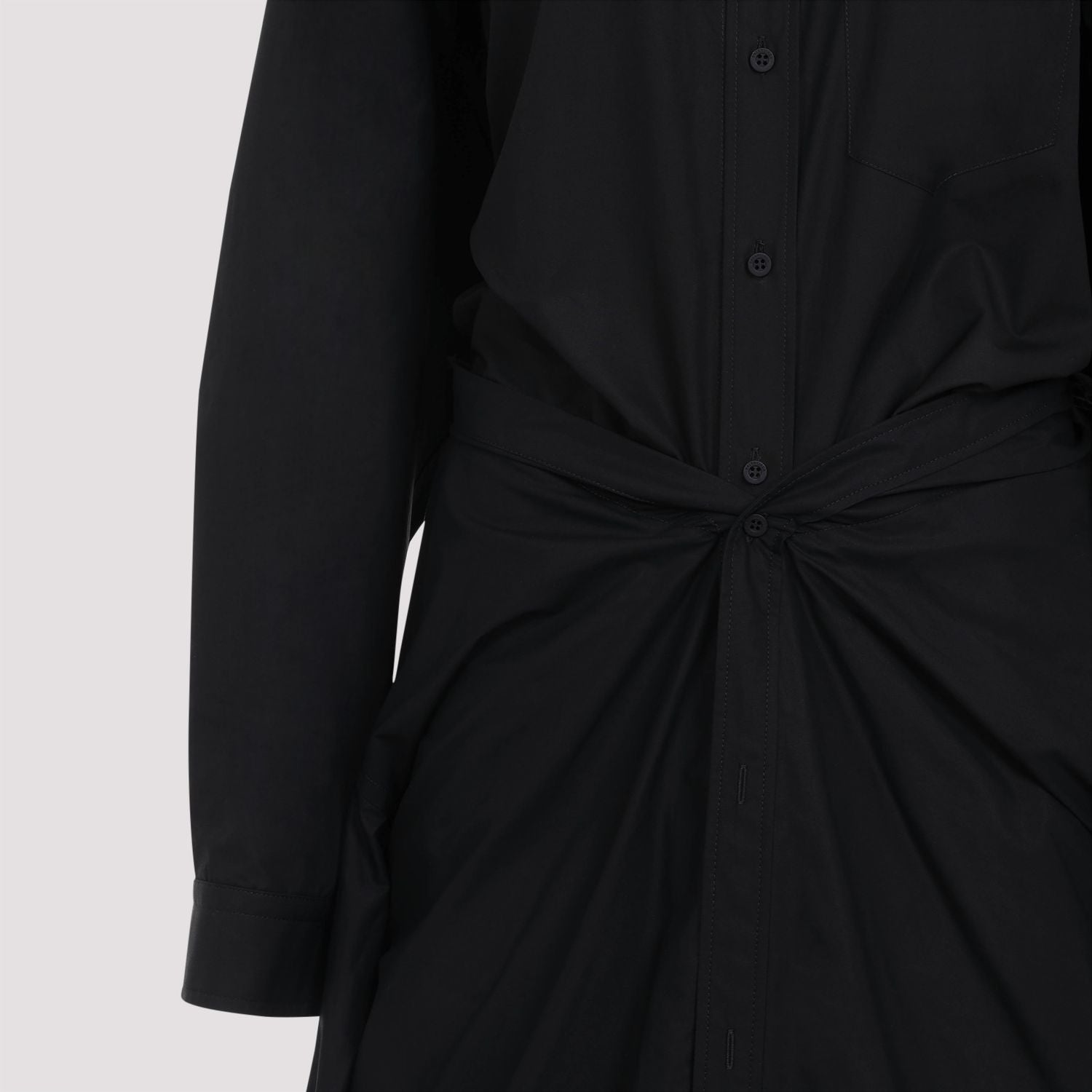 BALENCIAGA Maxi Patched Shirt for Women