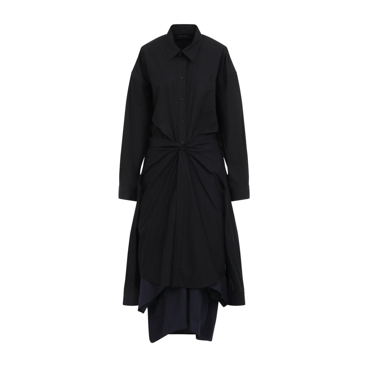 BALENCIAGA Maxi Shirt Dress for Women - SS25 Collection