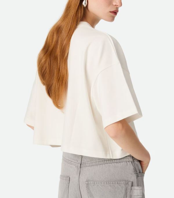 BOTTEGA VENETA Pure Cotton T-Shirts and Polos for Women - SS25 Collection