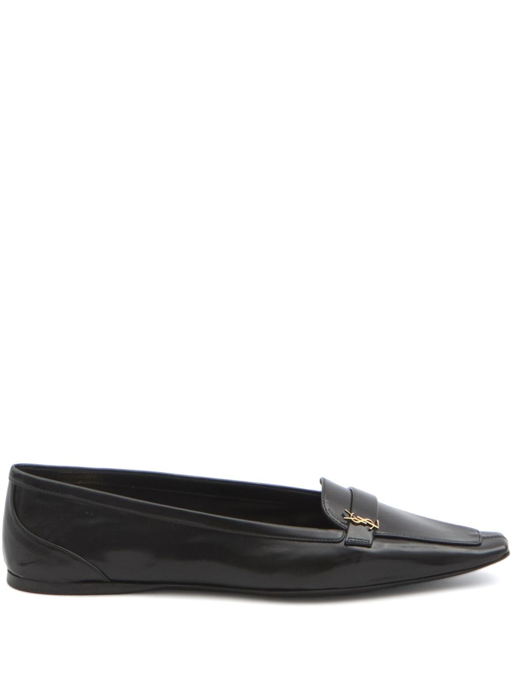 SAINT LAURENT Elegant Ballerina Flats with Strap Detailing