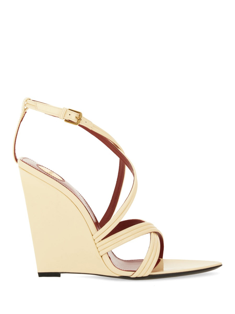 SAINT LAURENT Wedge Sandal - SS25 Collection