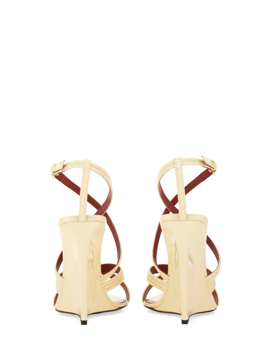 SAINT LAURENT Wedge Sandal - SS25 Collection