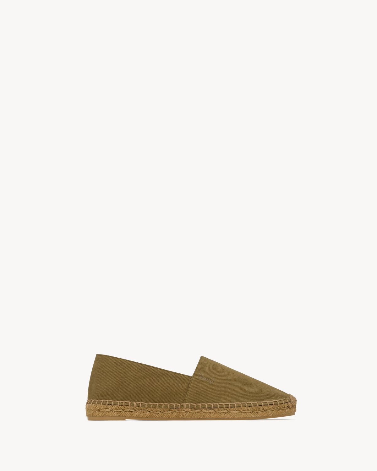 SAINT LAURENT Cotton Gabardine Espadrille Sandals - Men’s