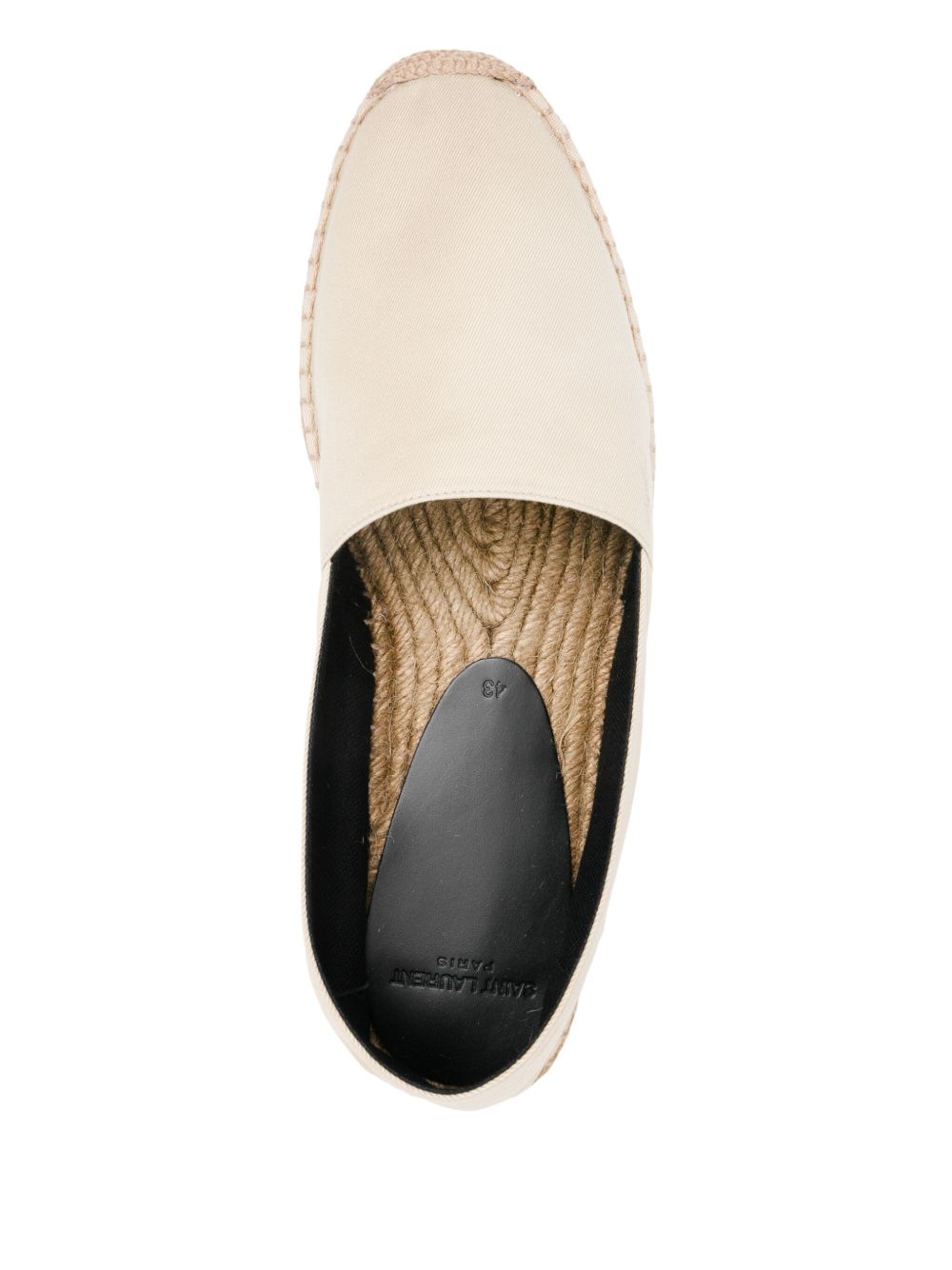 SAINT LAURENT Cotton Gabardine Espadrille for Men