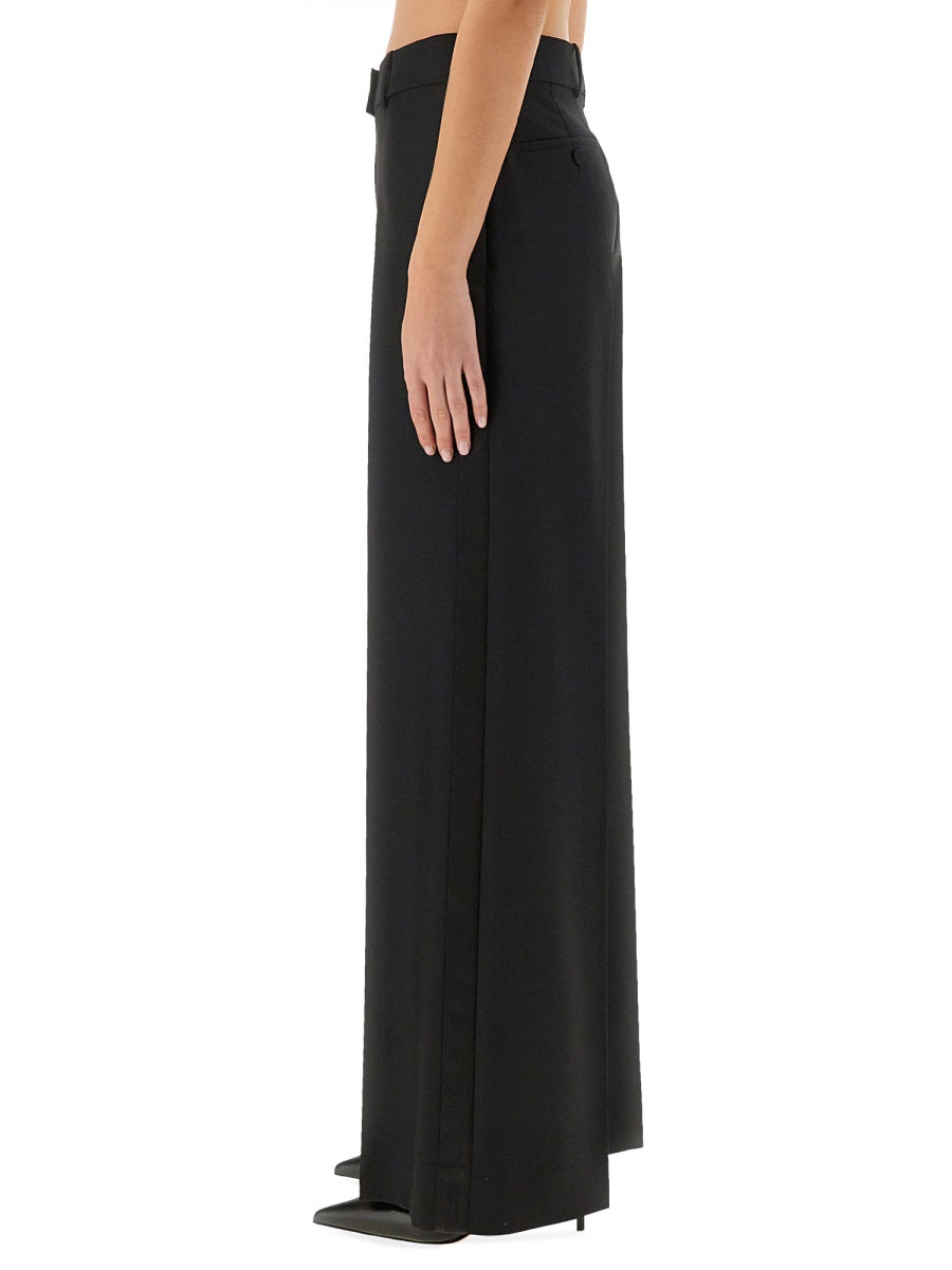 ALEXANDER MCQUEEN Wide Fit Pants with Side Stripes - Size 40