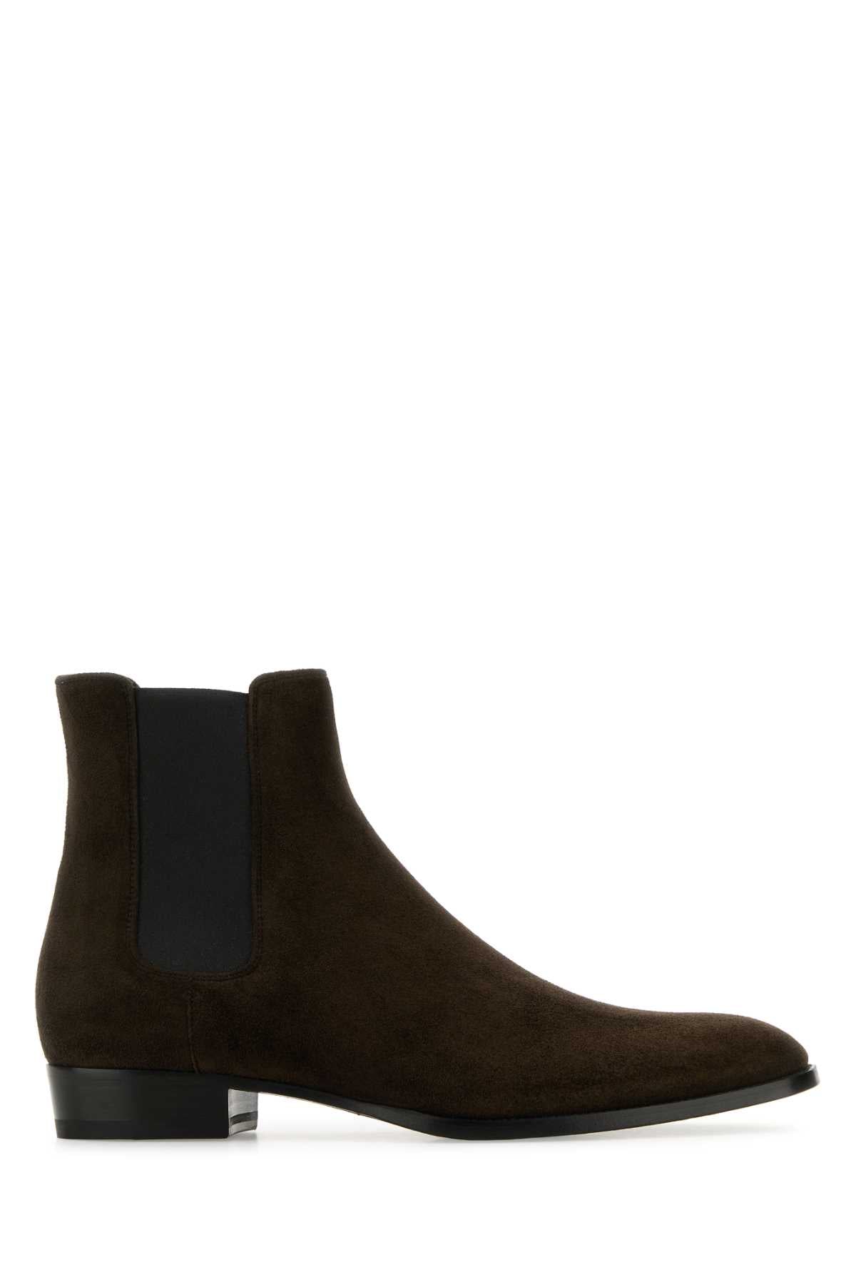 SAINT LAURENT Men's Wyatt Ankle Boots - SS25