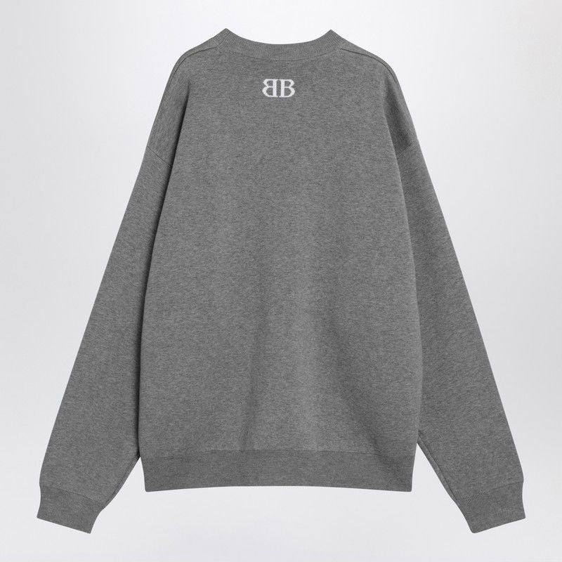 BALENCIAGA Classic Round-Neck Cotton Sweater for Men