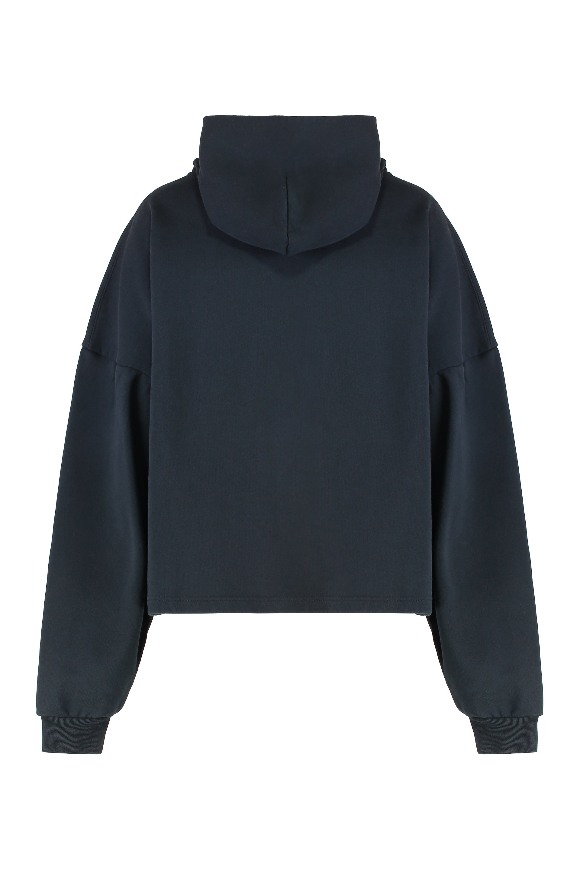 BALENCIAGA Cotton Hoodie with Ribbed Cuffs - Size 0-5