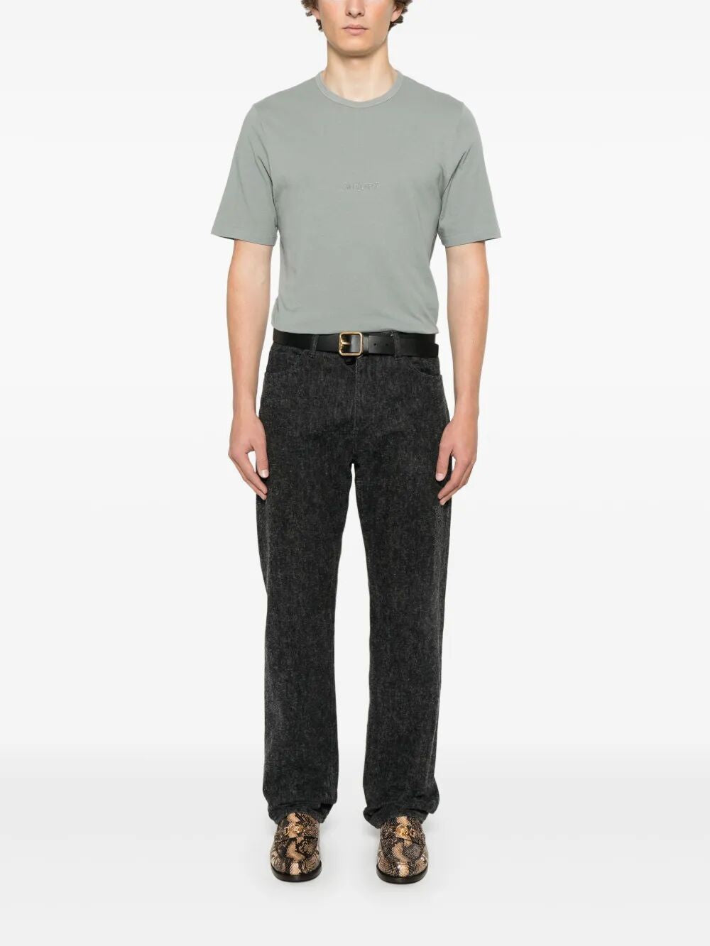 SAINT LAURENT Classic Round Neck T-Shirt for Men